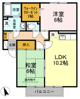 セジュール楠の間取り