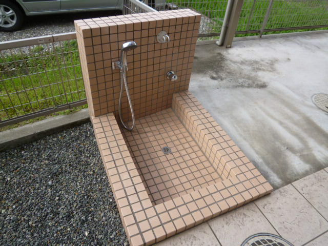 倉敷市酒津のタウンのその他共用部分|ペット用洗い場
