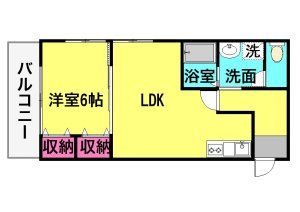 セイシェルハイム11の間取り