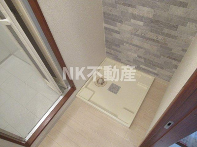 【洗面所】 | ブランチ613（鴻池新田賃貸） | 洗濯パンです