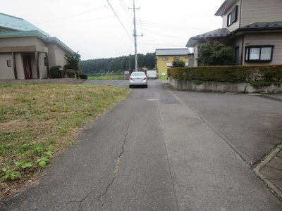【前面道路含む現地写真】 | 大田原市桧木沢390万円　土地
