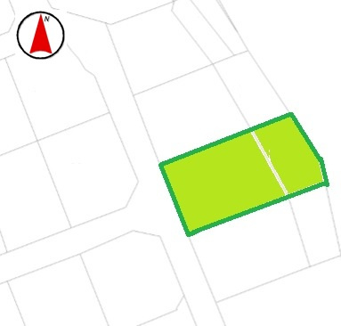 【区画図】 | 大田原市桧木沢390万円　土地