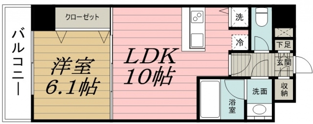 ＫＤＸ千葉中央レジデンスの間取り