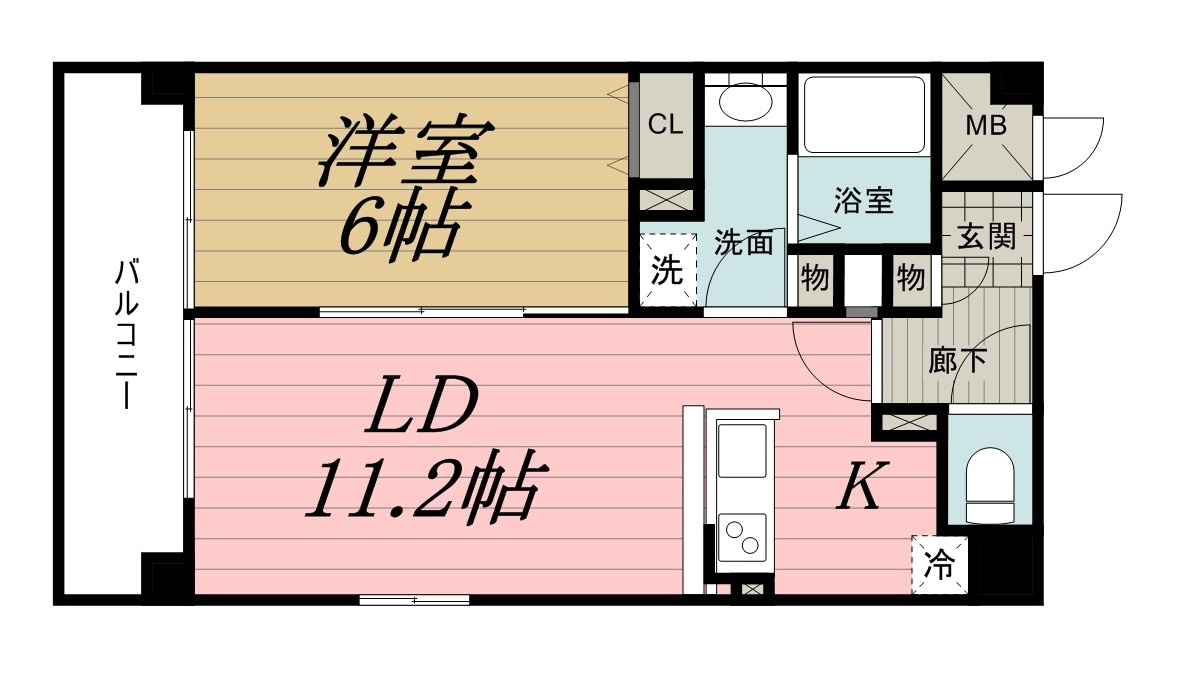 東ビルの間取り