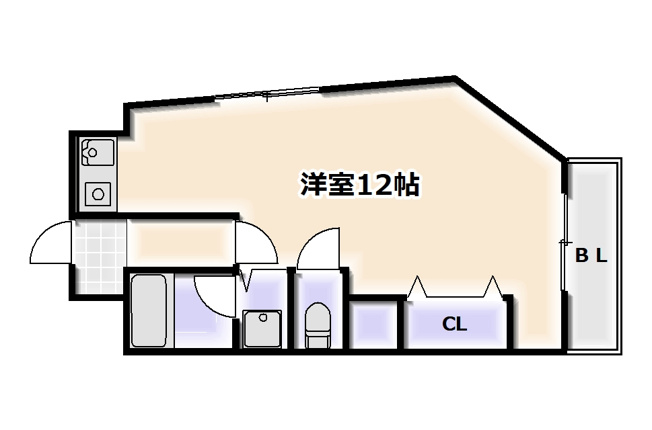 【間取り】 | 難波リーガルハウス