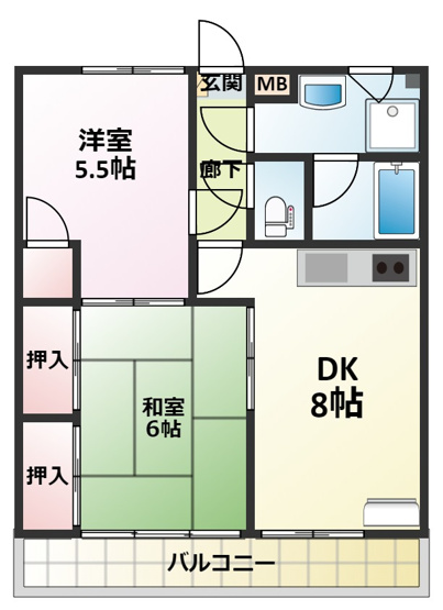 【間取り】 | シャトレ山の手
