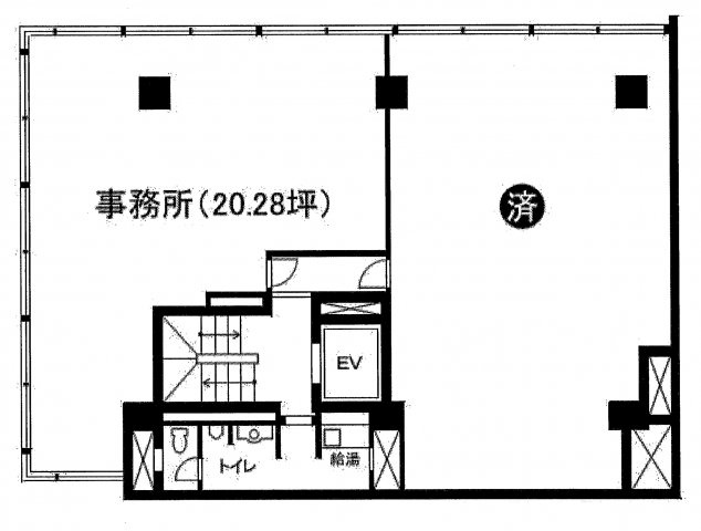 花岡ビルの間取り