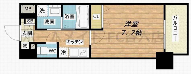 【間取り】 | La Douceur梅田East