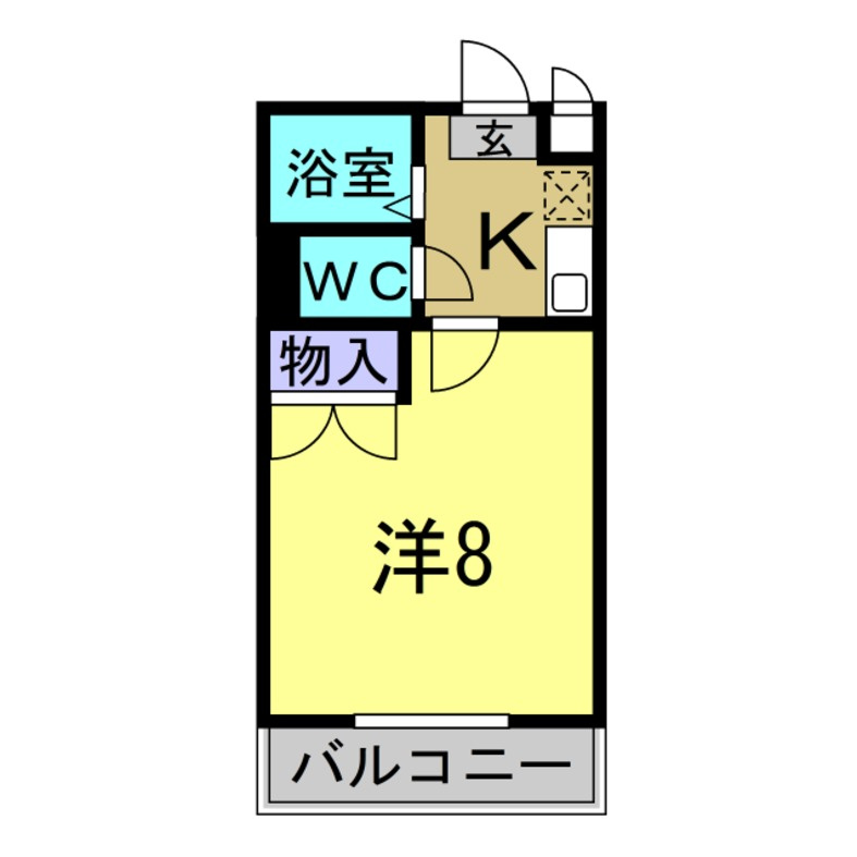 サニーテラス富貴ノ台Ⅰの間取り