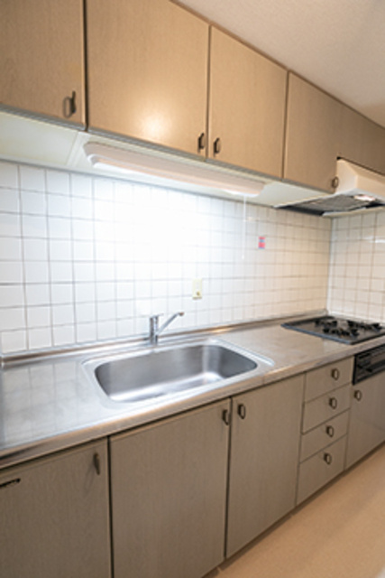 真成館ビルのキッチン|※写真は同タイプの別室になります