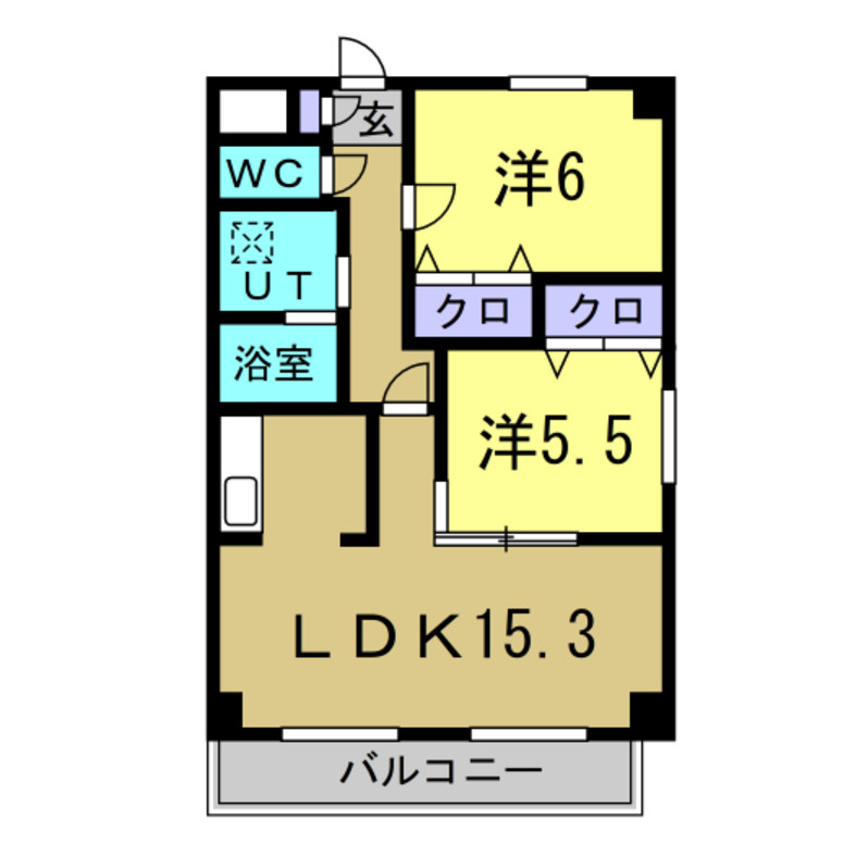 サンヒルズ石塚の間取り