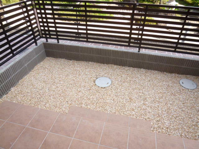 セント　レイのバルコニー|専用庭