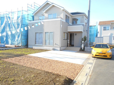 【外観】 | 春日部　東中野　全14棟　G号棟　96坪　角地 | 外観は落ち着いています。3080万から2480万円から2280万円に価格変更です。いまでしょ。和室でしょ。