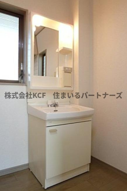 オーシャン御井の洗面所|忙しい朝には欠かせない洗面所です