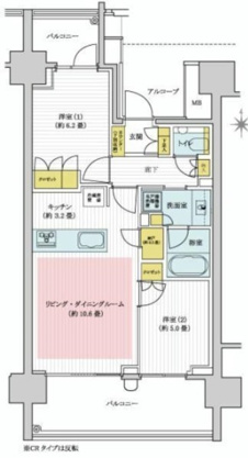 【間取り】 | グランドメゾン神楽坂