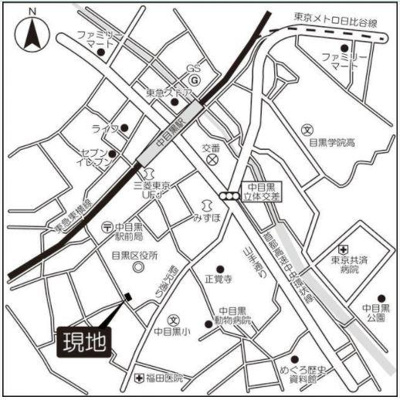 【地図】 | クレッセント中目黒
