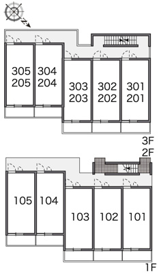 【区画図】 | レオパレス三原