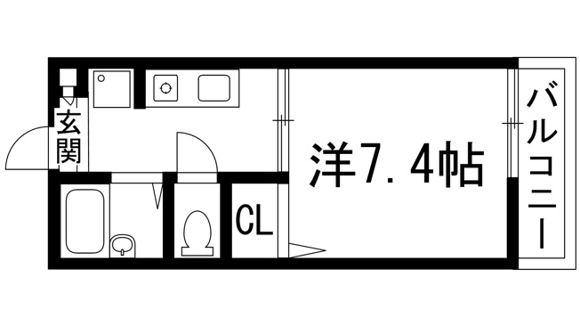 【間取り】 | 売布Ｋハイツ