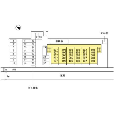 オースター5番館の区画図