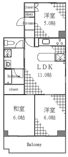 【間取り】 | ヴェーネル滝沢