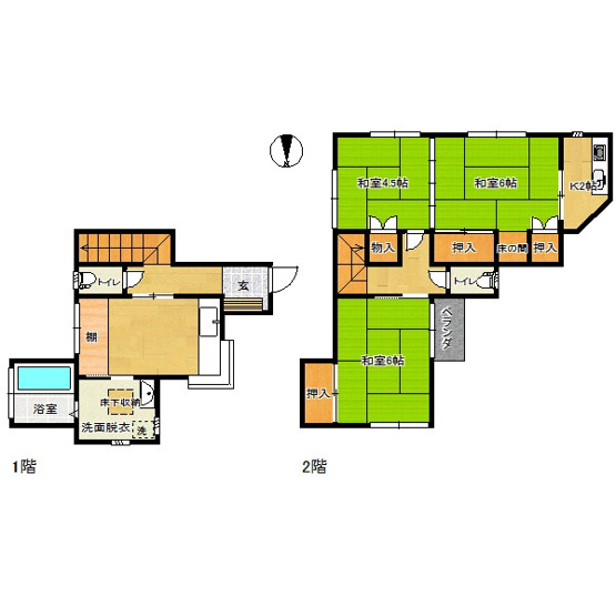 【間取り】 | 赤池ハイツ