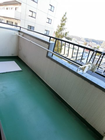 ライオンズマンション中央通のバルコニー