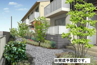 倉敷市酒津のアパートの外観
