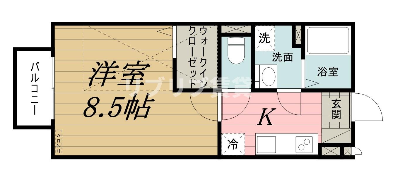 FELICE・青葉の杜Ａの間取り