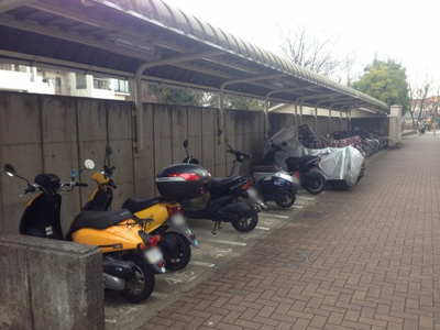 【その他共用部分】 | フォレストヒルズ三保5号棟 | バイク置場