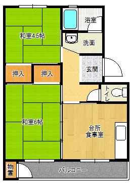 【間取り】 | 有野団地 | 有野団地（GoodHome）