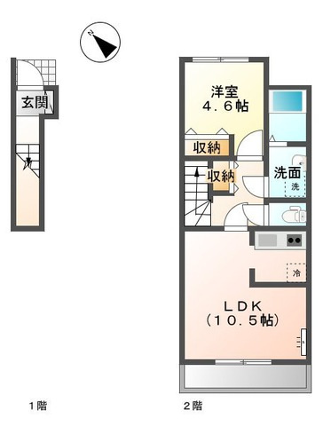 逆井５丁目新築アパートの間取り