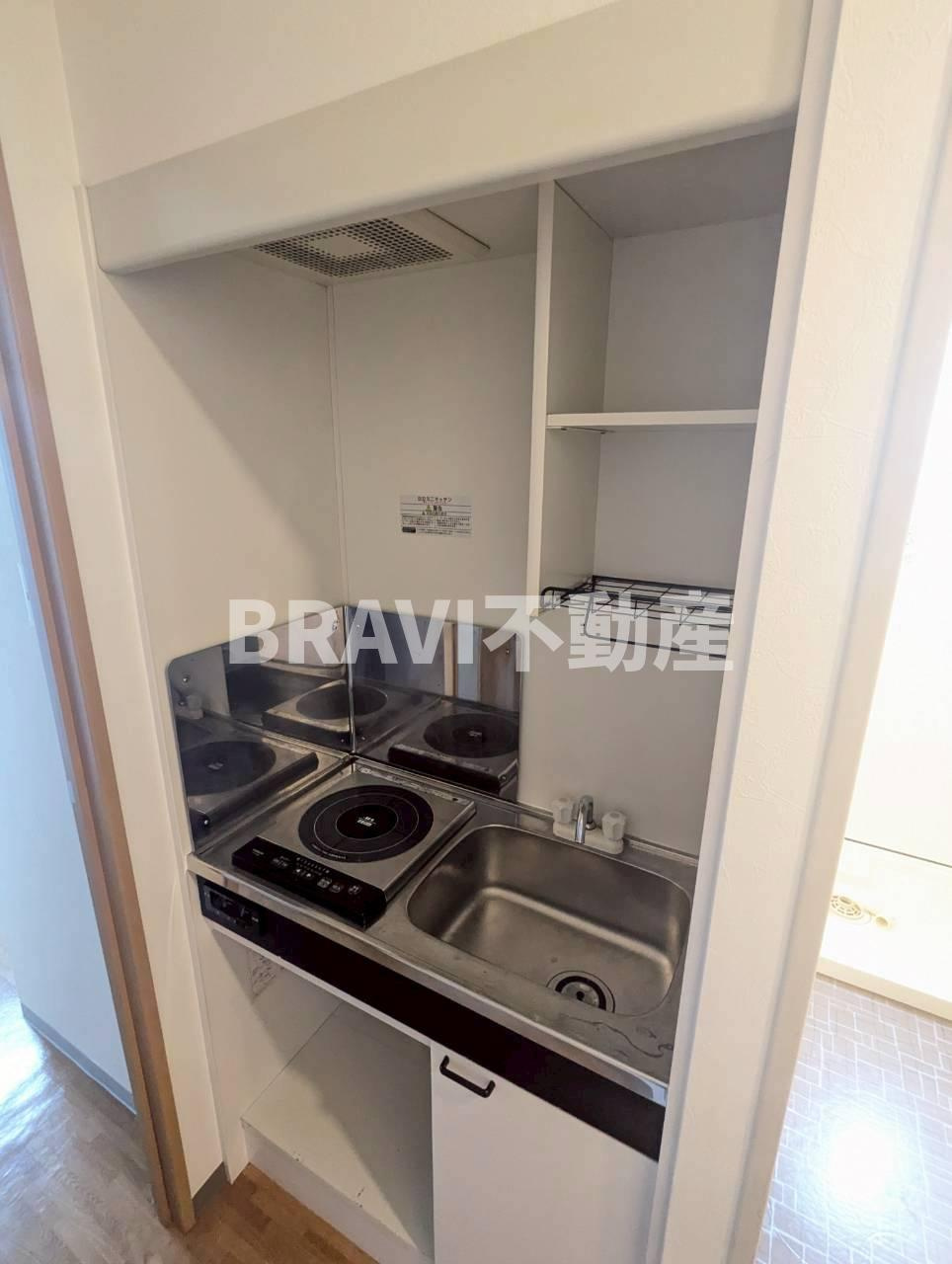 リバーライズ谷町4　BRAVI不動産のキッチン