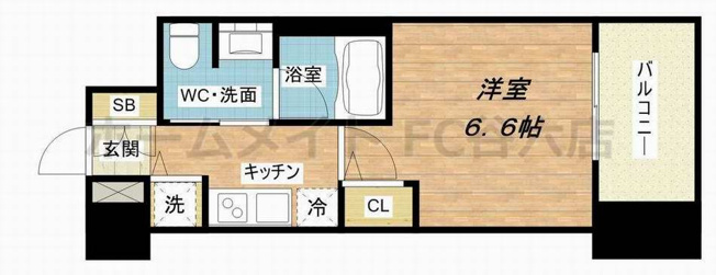 【間取り】 | ファーストフィオーレ難波ウエスト