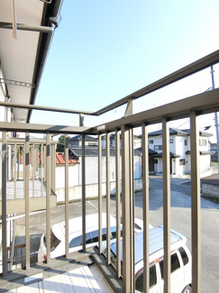 【バルコニー】 | ハイツ塙 | 広々としたバルコニーです