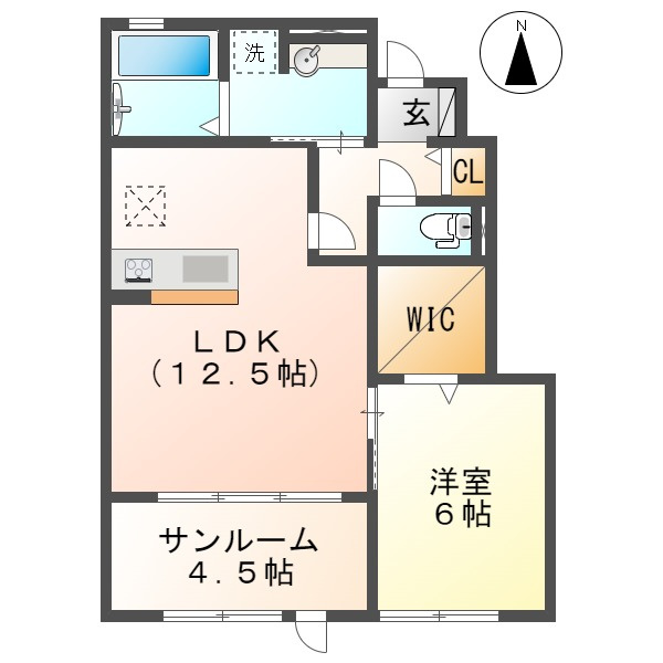 KadoyakanＢの間取り