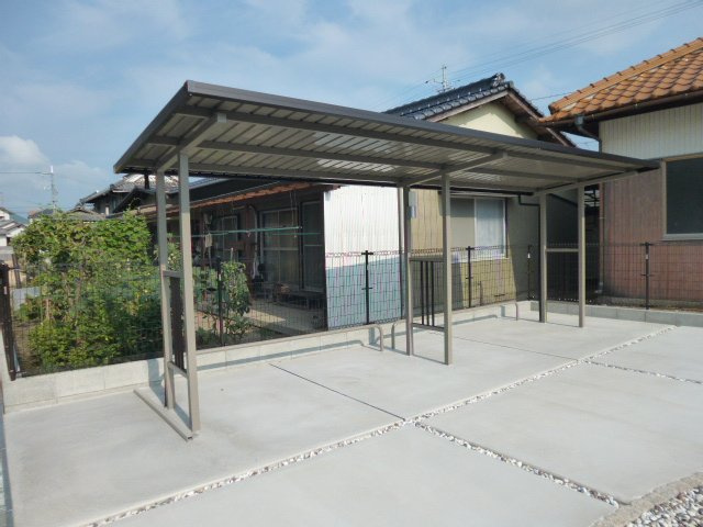総社市中原のアパートのその他共用部分|自転車置き場