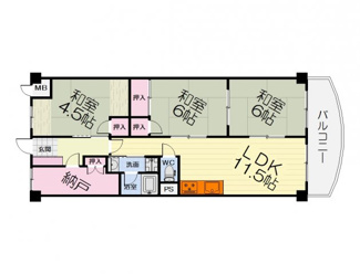 【間取り】 | サンフラワー高石