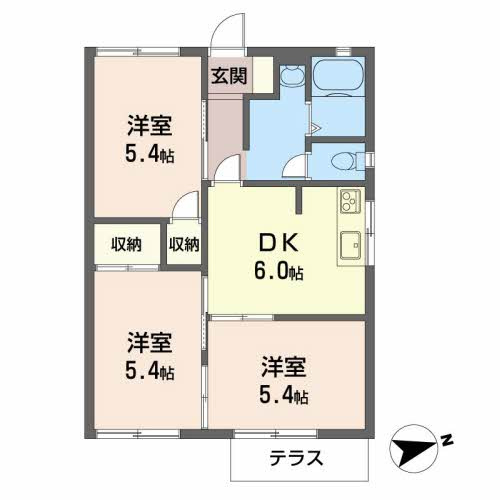 【間取り】 | ハイツシャローム