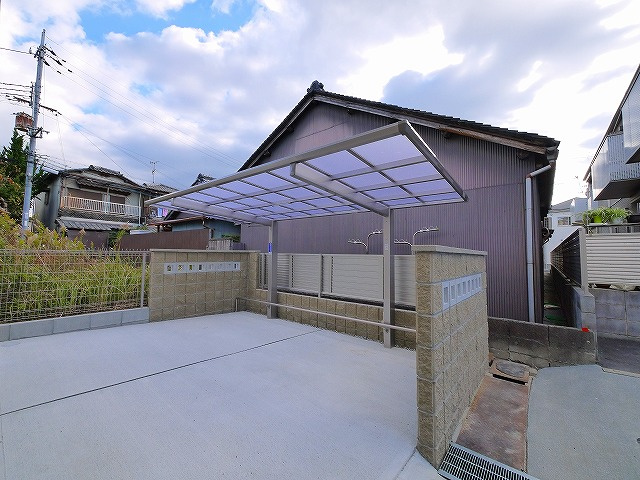 エクセルコート北郡山Bのその他共用部分|屋根付き駐輪場