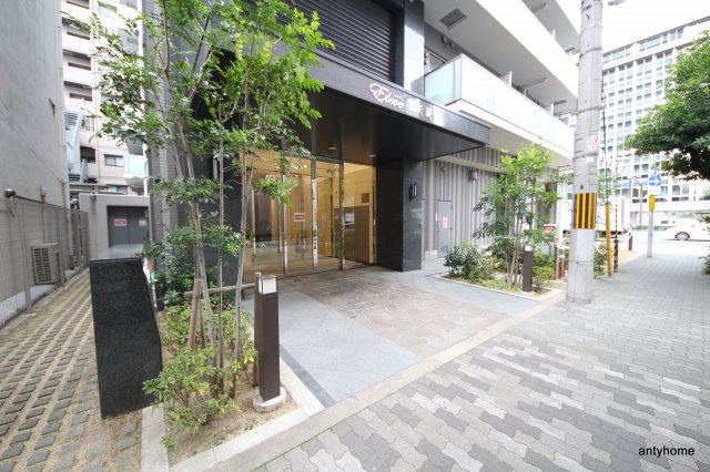 エルヴェ東天満　仲介手数料無料のエントランス
