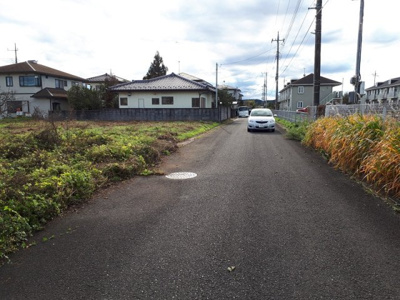 【前面道路含む現地写真】 | 大田原市蛭畑380万円　土地