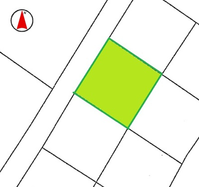 【区画図】 | 大田原市蛭畑380万円　土地