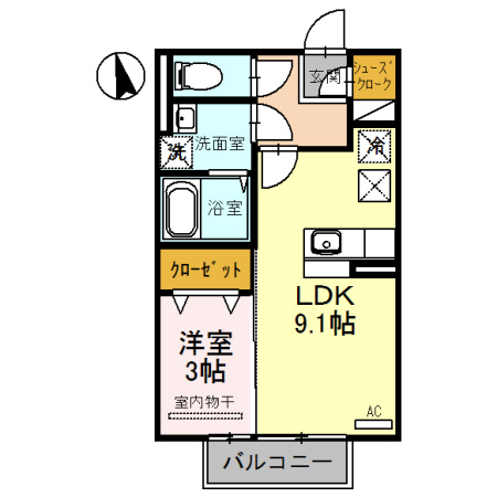 【間取り】 | プレミアム九番館