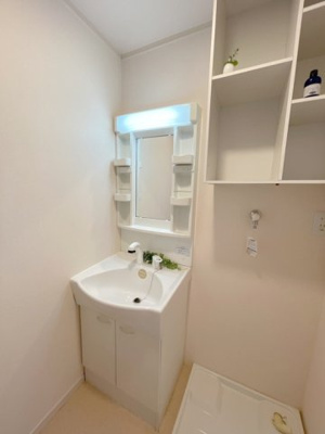 【独立洗面台】 | ツクモハイツ | 使いやすい独立洗面台です