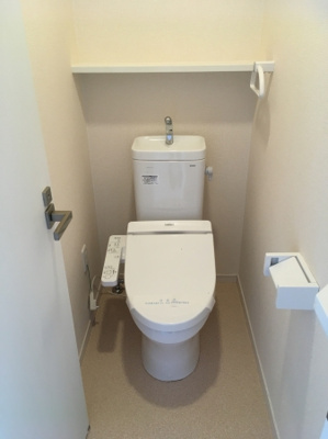 【トイレ】 | ツクモハイツ | ゆったりとした空間のトイレです