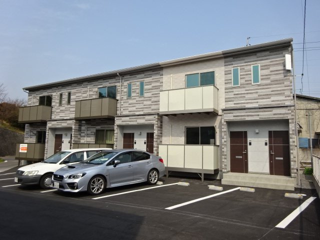 倉敷市中庄のアパートの外観