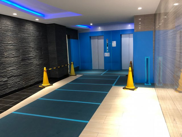 セレニテ心斎橋グランデ　BRAVI不動産のロビー|【セレニテ心斎橋グランデ】毎日通るロビーはこのようになっています