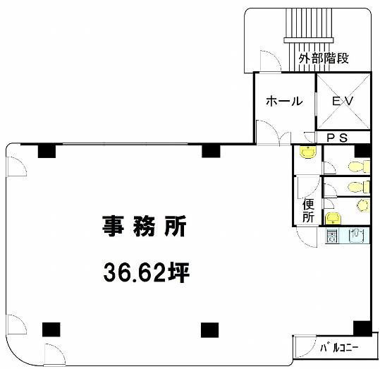 ルート蛎殻町第２ビルの間取り
