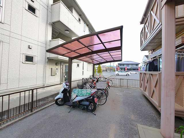 ボナール富堂のその他共用部分|自転車置き場です。