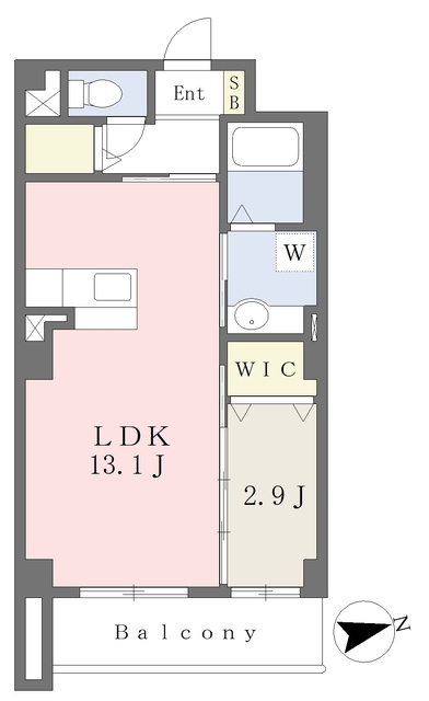 グラディート大沢川原の間取り